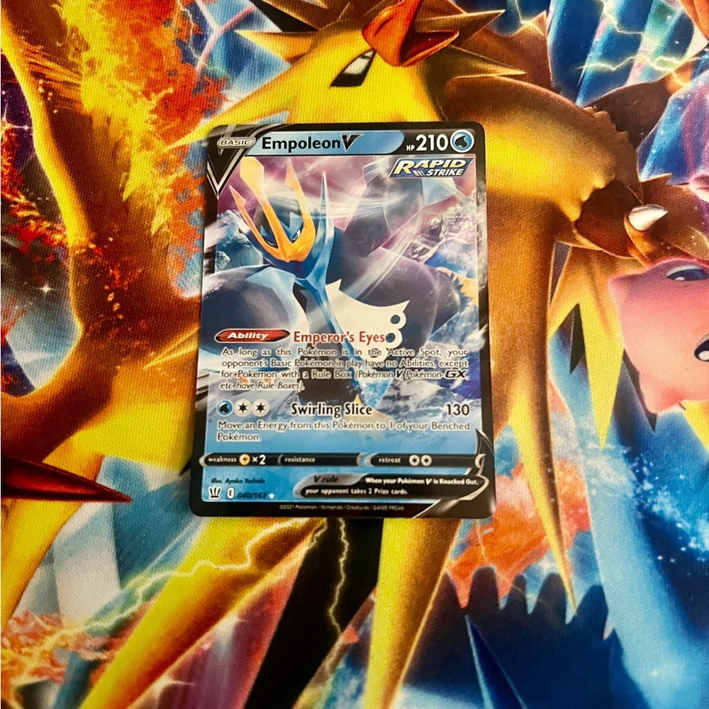 Pokémon empoleon V card Battle Styles